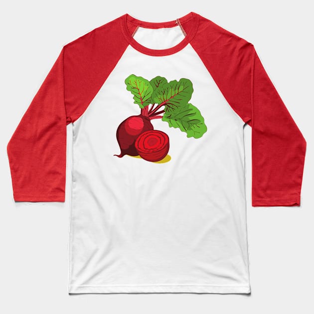 beet Baseball T-Shirt by EEVLADA